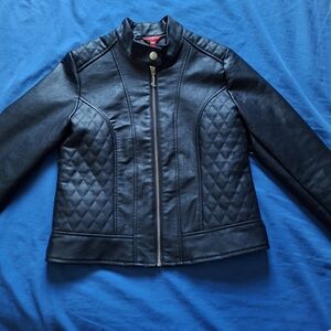 Guess Black Quilted Kids Jacket